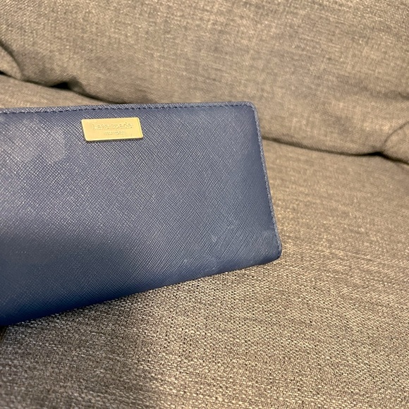 Kate Spade Navy Blue Wallet - Picture 3 of 6